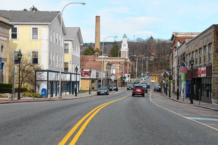 Main Street in downtown Athol. Main Street in downtown Athol.