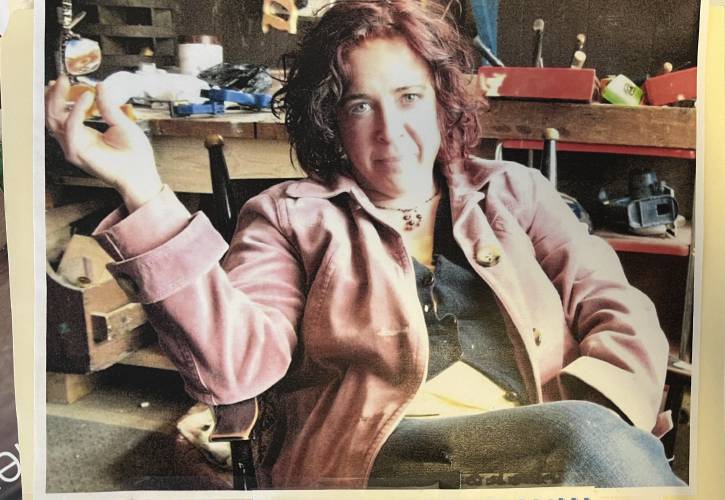 Hilary Sloin was a creative juggernaut in literature, visual arts, and music. She also operated Stray Dog Antiques in Ashfield. A collection of her short stories is now available, thanks to friends who published Sloin’s work following her 2019 suicide. Hilary Sloin was a creative juggernaut in literature, visual arts, and music. She also operated Stray Dog Antiques in Ashfield. A collection of her short stories is now available, thanks to friends who published Sloin’s work following her 2019 suicide.