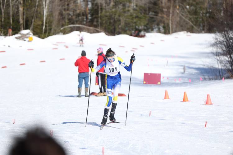 Mohawk Trail’s Vincent Gauthier competes at last year’s MIAA Cross Country Ski Championships. Mohawk Trail’s Vincent Gauthier competes at last year’s MIAA Cross Country Ski Championships.