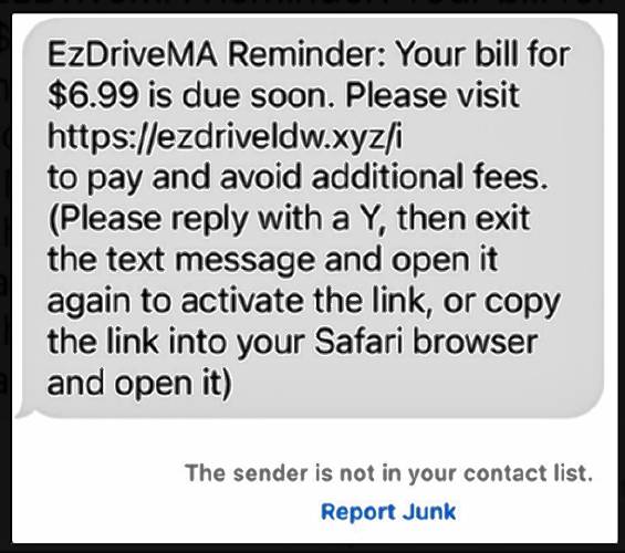 This screenshot shows an attempt by a scammer at smishing, obtaining money and possibly personal information. This screenshot shows an attempt by a scammer at smishing, obtaining money and possibly personal information.