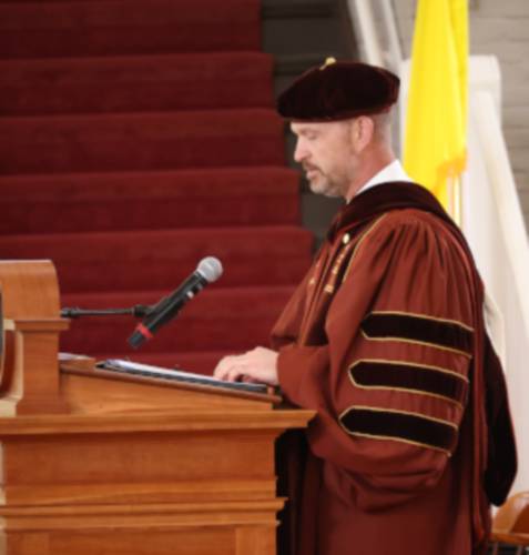 Heritage Foundation President Kevin Roberts delivers Thomas Aquinas College’s 2025 commencement speech in Northfield.