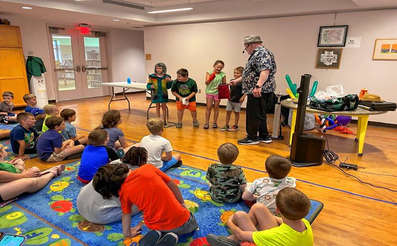 A past program funded through the Athol Cultural Council included interactive fun and learning for children with A past program funded through the Athol Cultural Council included interactive fun and learning for children with