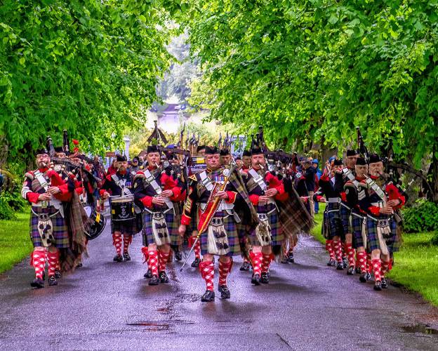 The Scottish Highlanders will arrive in Athol on April 9 for series of events, which will include marching in the River Rat promenade.