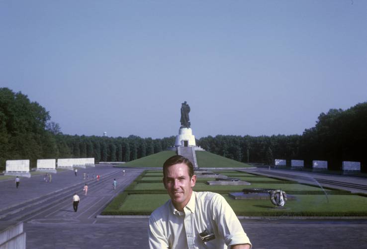 Donald R. Dwight on a trip to Eastern Europe in 1967 where he reported from behind the Iron Curtain. 
