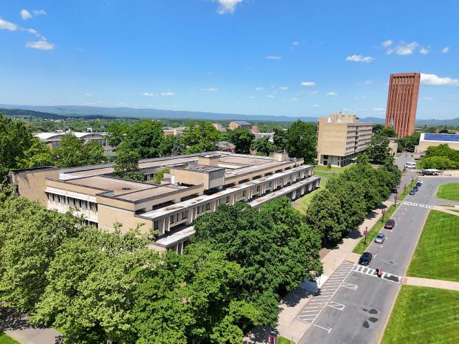 The University of Massachusetts campus in Amherst.