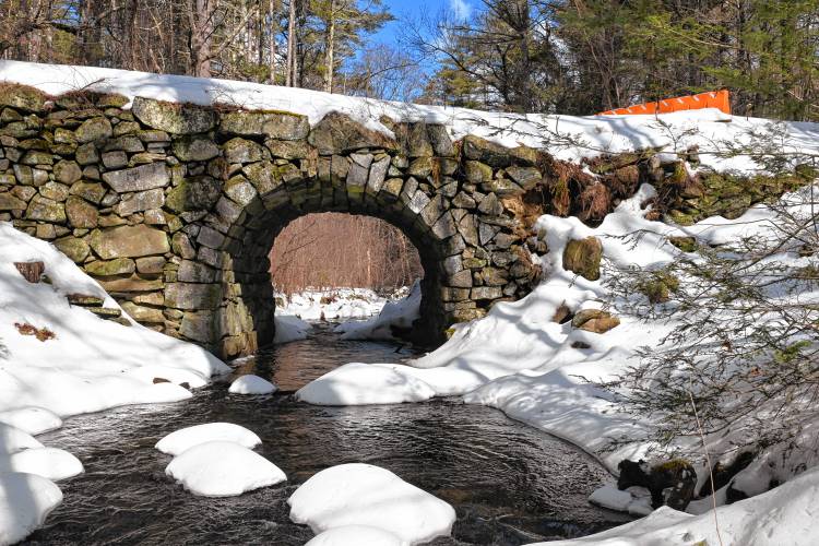 The Keystone Bridge in the Quabbin watershed in New Salem is suffering from erosion on the north east side.