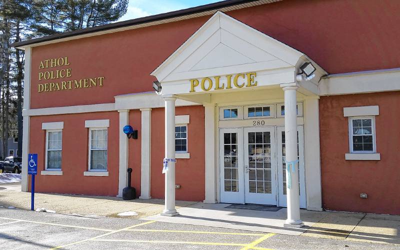 The Athol police station. The Athol police station.