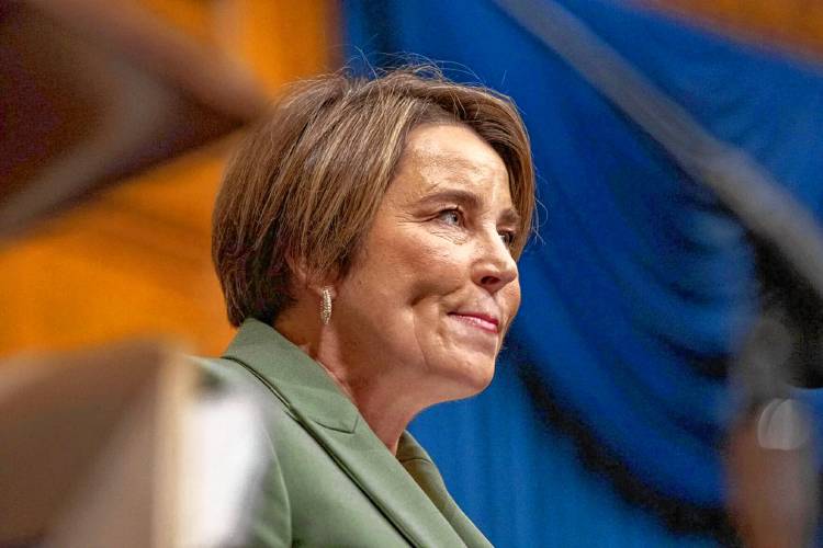Gov. Maura Healey announced Friday that she will run for reelection. Gov. Maura Healey announced Friday that she will run for reelection.
