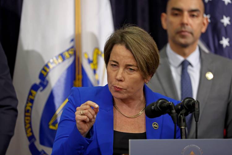 Gov. Maura Healey declared a state of emergency and asked for federal assistance in August due to the rising number of migrant families in Massachusetts requiring housing from the state’ strained shelter system. Gov. Maura Healey declared a state of emergency and asked for federal assistance in August due to the rising number of migrant families in Massachusetts requiring housing from the state’ strained shelter system.