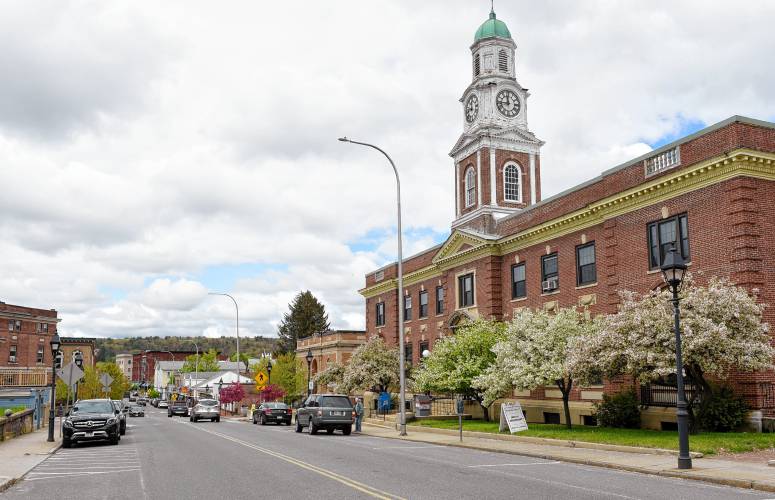 Athol Town Hall and Main Street. Athol Town Hall and Main Street.