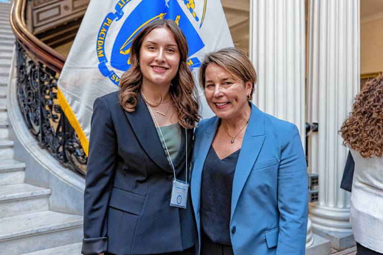 Christiana Dunn from Orange is a member of Gov. Maura Healey’s new 60-member Youth Advisory Council, joining two other young people from Hampshire County. The council will advise the governor and her team on issues important to youth. 