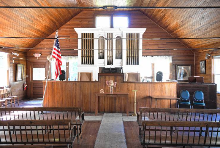 The National Spirit Alliance temple in the Lake Pleasant Village in Montague.