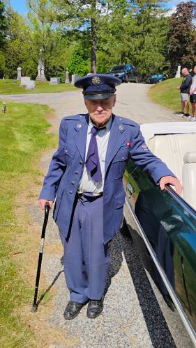 Korean War veteran Donald Flye served as grand marshal for the Athol Memorial Day Parade.