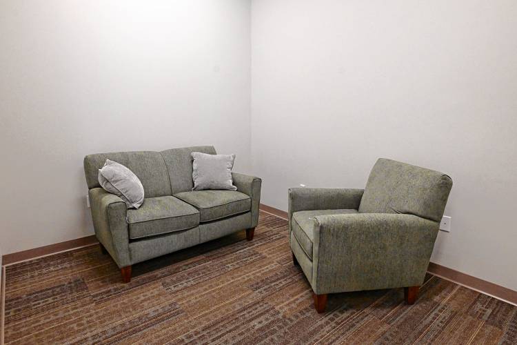 A therapy room at the Orange office of the Children’s Advocacy Center of Franklin County and North Quabbin on New Athol Road.