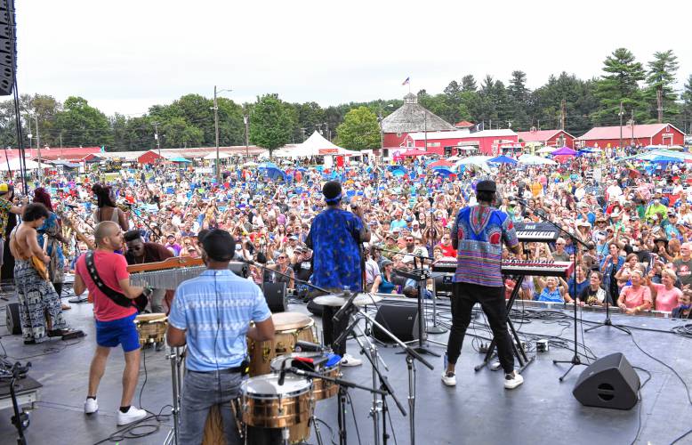 Cimafunk, who returns to the Green River Festival this year, had the crowds dancing wildly during its 2021 festival debut.