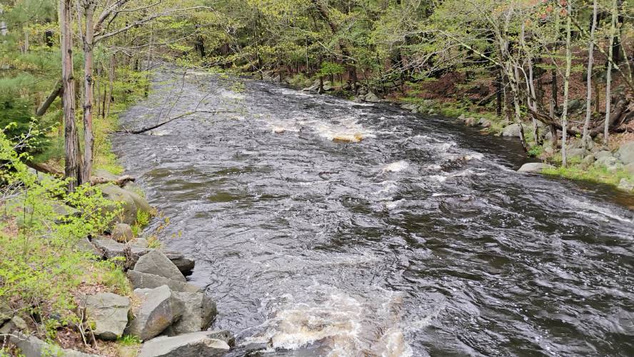 The Millers River in Winchendon. The Millers River in Winchendon.