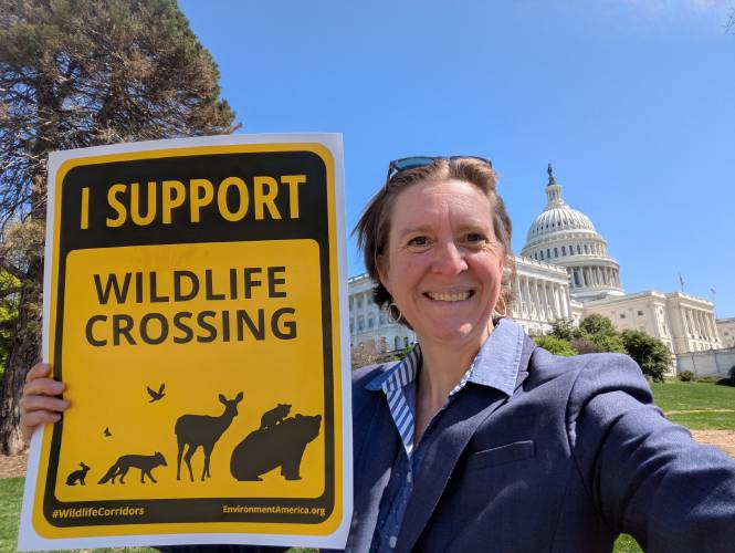 The author in Washington, D.C., last week building support for The Wildlife Movement Through Partnership Act.