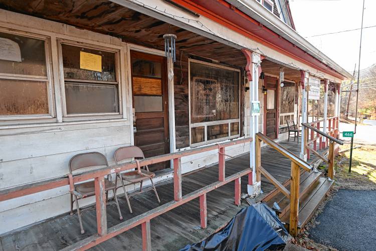 The old depot store and post office that is slated to become a historical museum and gift shop at 466 Wendell Depot Road in Wendell. 