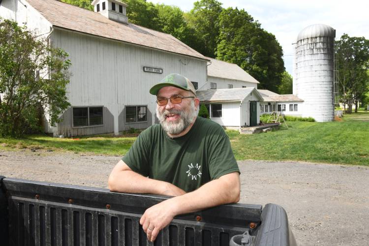 Aaron Moody of Moody Family Farm on Brattleboro Road in Bernardston.