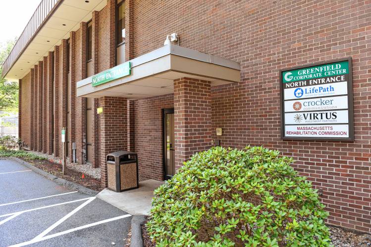 LifePath’s entrance on the north side of the Greenfield Corporate Center on Munson Street.