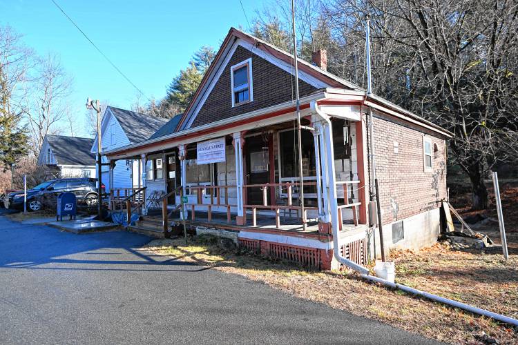 The old depot store and post office that is slated to become a historical museum and gift shop at 466 Wendell Depot Road in Wendell. 