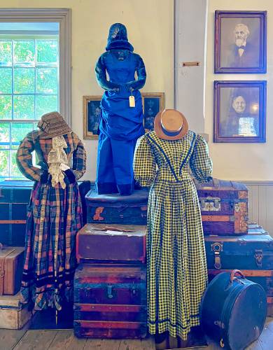 Dresses which are part of the Athol Historical Society's collection span a wide variety of styles and eras.