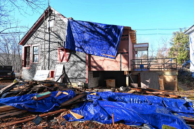 The old depot store and post office that is slated to become a historical museum and gift shop at 466 Wendell Depot Road in Wendell.