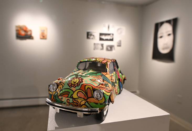 Artwork by Greenfield Community College students on display at Artspace Community Arts Center on Mill Street in Greenfield. Artspace Community Arts Center at 15 Mill St. in Greenfield is the only arts organization in the city to have received federal funding through the National Endowment for the Arts.