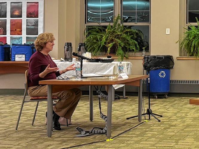 Cynthia Kennedy was among the finalists interviewed by the Easthampton School Committee at Easthampton High School for the superintendent role.