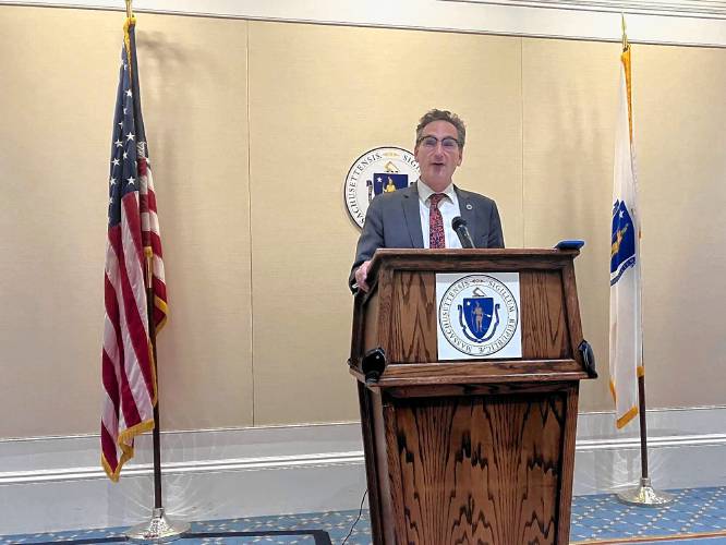 Rep. Tommy Vitolo speaks about a bill he intends to file next session about restricting the sale of nicotine and tobacco products to younger Bay Staters. 