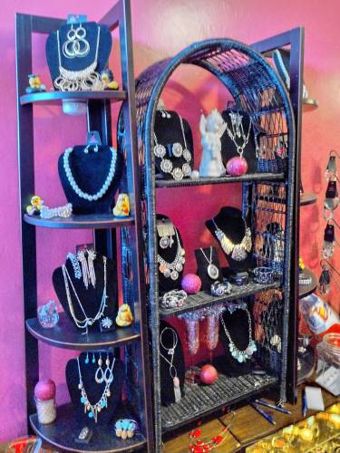A small sample of the items available at The Menagerie Jewelry & Gift Shop in Winchendon.